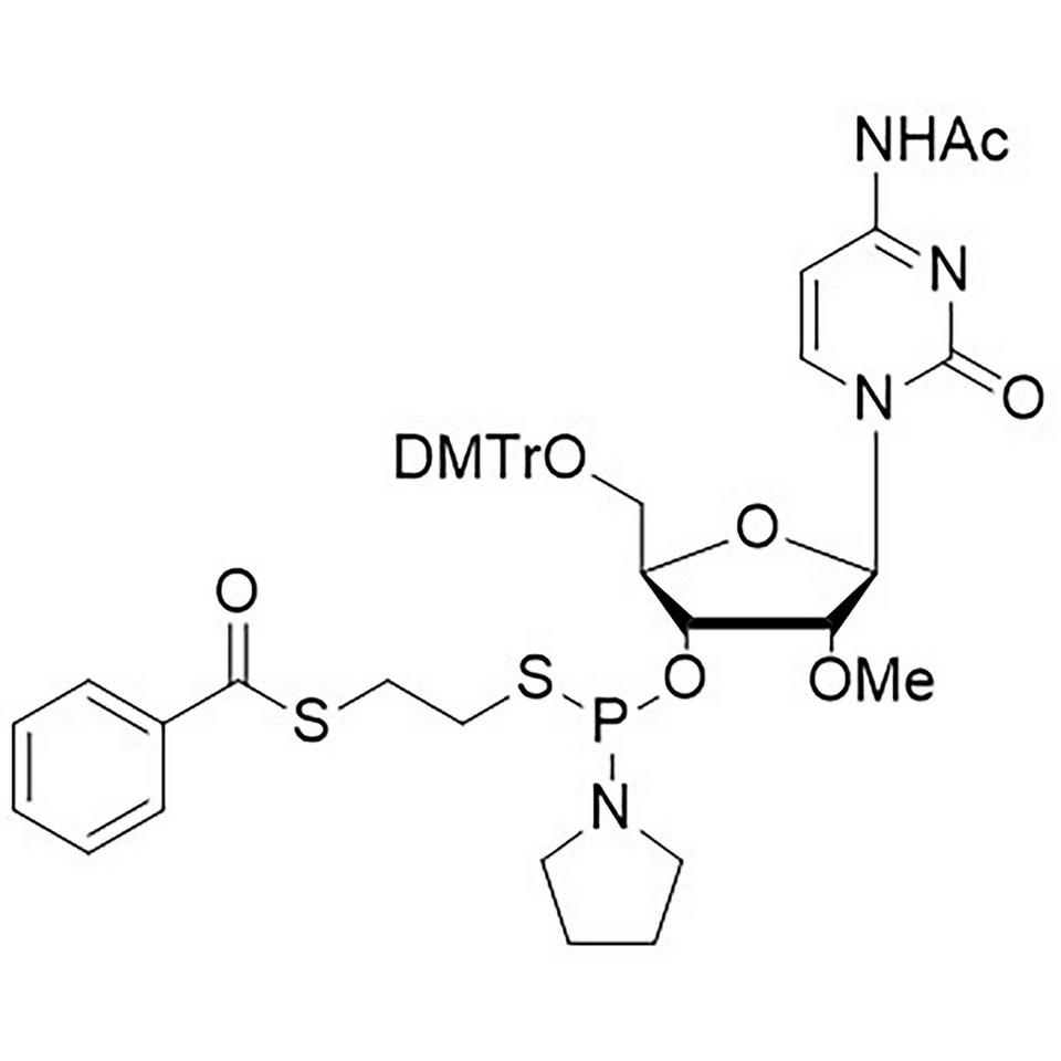 2'-OMe-C(Ac)-Thiophosphoramidite, BULK (g), HDPE Screw-Top